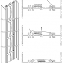 Accesorio para Columna infrarroja sobre muro perimetral